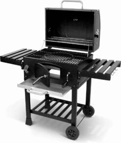 Alice's Garden Houtskool BBQ Bernard - Smoker - Verstelbare Houtskoolbak - Zwart -Woninginrichtingseries Winkel 1014x1200 1