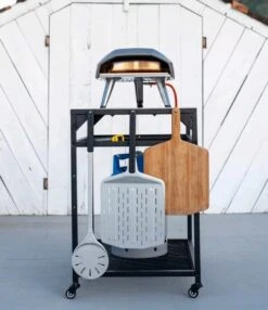 Ooni - Tafel - Medium - Pizza Tafel - 60x80x 90cm - RVS - Zwart -Woninginrichtingseries Winkel 1035x1200