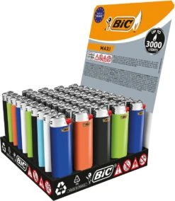 BIC Lighter Aansteker Maxi J26 Display(50stuks) -Woninginrichtingseries Winkel 1045x1200