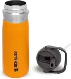 Stanley The IceFlow™ Flip Straw Water Bottle 0,65L - Thermosfles - Saffron -Woninginrichtingseries Winkel 1074x1200