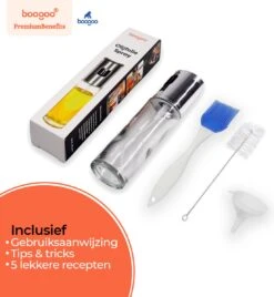 BooGoo® - RVS Olijfolie Sprayer Extreme Deluxe - Olijfolie Fles Verstuiver Voor Keuken - Oliespray - Oliefles - BBQ Accesoires - Olie Pomp Bakspray - Cooking Spray 19 BooGoo® - RVS Olijfolie Sprayer Extreme Deluxe - Olijfolie Fles Verstuiver Voor Keuken - Oliespray - Oliefles - BBQ Accesoires - Olie Pomp Bakspray - Cooking Spray -Woninginrichtingseries Winkel 1104x1200