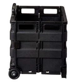 MH Label - XXL - Boodschappentrolley - 70 Liter - Inklapbaar Boodschappenkrat - Vouwkrat Op Trolley - Boodschappenkar - Opbergkrat - Opvouwbaar - Krat Trolley -Woninginrichtingseries Winkel 1119x1200 1