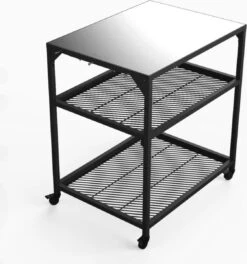 Ooni - Tafel - Medium - Pizza Tafel - 60x80x 90cm - RVS - Zwart -Woninginrichtingseries Winkel 1121x1200 1