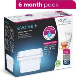 Aqua Optima Evolve+ Single Life - Wit - 6x 100 Liter -Woninginrichtingseries Winkel 1165x1200 1