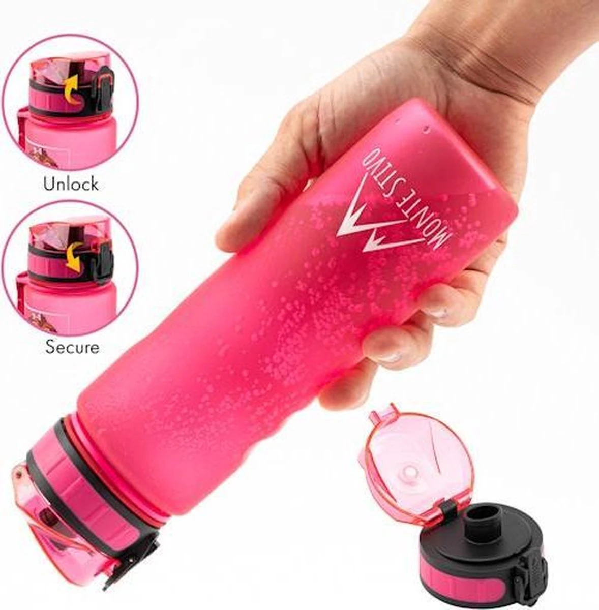 Flyweight Lyseren Drinkfles Voor Kinderen - Waterfles 600 Ml - Zonder BPA - Onbreekbaar - Fruitfilter - Afwasmachinebestendig 6 Flyweight Lyseren Drinkfles Voor Kinderen - Waterfles 600 Ml - Zonder BPA - Onbreekbaar - Fruitfilter - Afwasmachinebestendig - Afbeelding 4