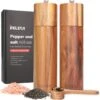 Deleca Luxe Peper En Zoutmolen Set - Zout / Pepermolen - Handmatig - Met Navul Lepel & Geschenkdoos - Acacia Hout - Rond -Woninginrichtingseries Winkel 1180x1200 2