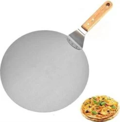 Luxe Pizzaschep Voor Verse Pizza - Extra Groot - RVS 30CM - Grote Pizza Schep Voor Oven Of BBQ Barbecue - Hout Handvat - Pizzaspatel Voor Zelfgemaakte Ovenpizza -Woninginrichtingseries Winkel 1180x1200