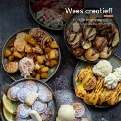 Ocina Poffertjespan Accessoires Set - Doseerfles - Poffertjes Spuitfles - 6x Poffertjes Vork - Kwast - Siliconen Kwast - Bakkwast - Gratis Poffertjes E-Book -Woninginrichtingseries Winkel 1198x1200 13