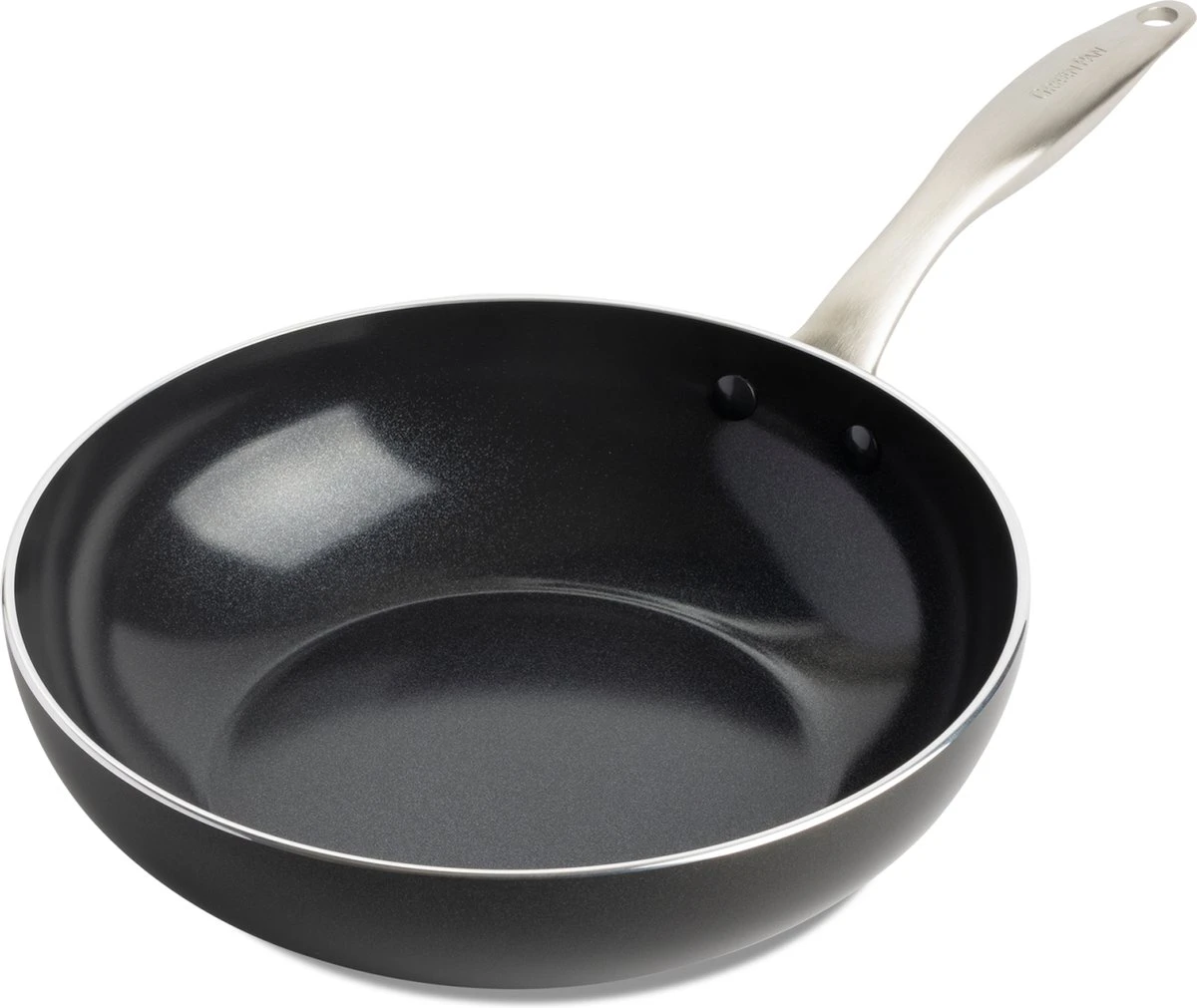 GreenPan Wokpan - Royal Black - ø 28 Cm - Keramische Anti-aanbaklaag 3 GreenPan Wokpan - Royal Black - ø 28 Cm - Keramische Anti-aanbaklaag