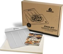 Burnhard Pizzasteen 38 X 30 X 1,5 Cm + Pizzaschep -Woninginrichtingseries Winkel 1200x1032 1