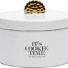 Riviera Maison Voorraadpot Met Deksel, Koekjestrommel - It's Cookie Time Storage Jar - Wit - Porselein -Woninginrichtingseries Winkel 1200x1050 4