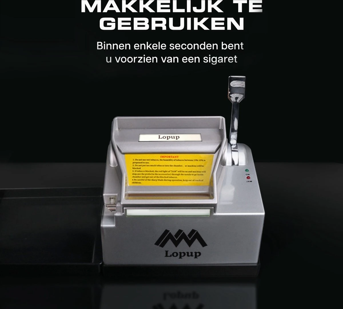 Lopup® Elektrische Sigarettenmaker - Sigarettenmakers - Sigaretten Maker Electrisch - Hulzenstopper - Sigaretten - Exclusieve NL Handleiding - Zilver 12 Lopup® Elektrische Sigarettenmaker - Sigarettenmakers - Sigaretten Maker Electrisch - Hulzenstopper - Sigaretten - Exclusieve NL Handleiding - Zilver - Afbeelding 10