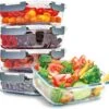KitchenBrothers Meal Prep Bakjes - Set - Luchtdicht - BPA Vrij - 1L - Glas - 5 Stuks -Woninginrichtingseries Winkel 1200x1093 3