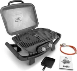 Burnhard Draagbare 2-Branders Gasbarbecue - Afdekhoes - BBQ Wayne -Woninginrichtingseries Winkel 1200x1099