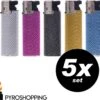 Pyroshopping Diamond Lighters – Set Van 5 Stuks – Navulbare Stormaanstekers - Windproof Gasaanstekers -Woninginrichtingseries Winkel 1200x1114 1