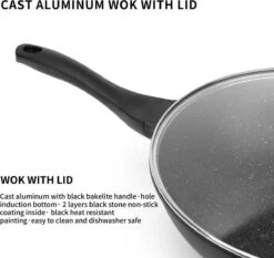 Swiss Pro+ Wokpan - Met Glazen Deksel - 28cm - Zwart -Woninginrichtingseries Winkel 1200x1133 2