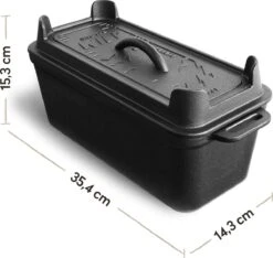 Burnhard Gietijzeren Broodpan 3,5 L - Broodbakvorm -Woninginrichtingseries Winkel 1200x1136