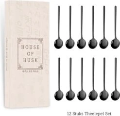 House Of Husk® Theelepels Set - Theelepeltjes - Koffielepels - Koffielepeltjes - RVS - 13cm - 12 Stuks - Zwart 16 House Of Husk® Theelepels Set - Theelepeltjes - Koffielepels - Koffielepeltjes - RVS - 13cm - 12 Stuks - Zwart -Woninginrichtingseries Winkel 1200x1150