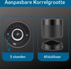 GOV Elektrische Peper- En Zoutmolen Zwart XL Set Oplaadbaar - Pepermolen - Peper En Zoutstel 9 GOV Elektrische Peper- En Zoutmolen Zwart XL Set Oplaadbaar - Pepermolen - Peper En Zoutstel -Woninginrichtingseries Winkel 1200x1162 4