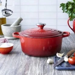 Le Creuset Signature Braadpan - 4,2 L - 24 Cm - Kersenrood 18 Le Creuset Signature Braadpan - 4,2 L - 24 Cm - Kersenrood -Woninginrichtingseries Winkel 1200x1197 2