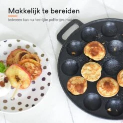 Ocina Poffertjespan – Combo Pack – 19 Poffertjes – Poffertjesmaker – Poffertjespan Inductie – Poffertjespan Electrisch – Gietijzeren Pan - Inclusief Doseerfles, Handvaten, 6x Poffertjesvorken En Invetkwast – Gratis Receptenboek 20 Ocina Poffertjespan – Combo Pack – 19 Poffertjes – Poffertjesmaker – Poffertjespan Inductie – Poffertjespan Electrisch – Gietijzeren Pan - Inclusief Doseerfles, Handvaten, 6x Poffertjesvorken En Invetkwast – Gratis Receptenboek -Woninginrichtingseries Winkel 1200x1198 13