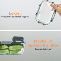 Formilo Meal Prep Bakjes - Lekvrije Vershoudbakjes - Diepvriesbakjes - Luchtdicht - BPA Vrij - Glas - 10 Stuks -Woninginrichtingseries Winkel 1200x1199 11