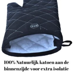 Gohh 2 Canvas Ovenhandschoenen Ovenwanten Zwart - 33 Cm (tot 300 Graden) 12 Gohh 2 Canvas Ovenhandschoenen Ovenwanten Zwart - 33 Cm (tot 300 Graden) -Woninginrichtingseries Winkel 1200x1200 127