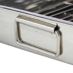 Relaxdays Braadslede Met Rooster - Edelstaal - Ovenschaal - Braadpan - Braadslee - Zilver - L -Woninginrichtingseries Winkel 1200x1200 132