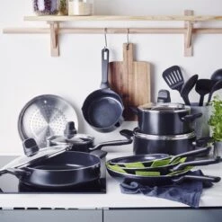 GreenPan Memphis Pannenset - 20-delig - Zwart - Inductie - PFAS-vrij -Woninginrichtingseries Winkel 1200x1200 185