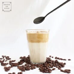 House Of Husk Latte Macchiato Lepels Set - Lange Theelepels - Koffielepels - Longdrinklepels - Sorbetlepels - Barlepel - RVS - 6 Stuks - 20CM - Zwart -Woninginrichtingseries Winkel 1200x1200 19