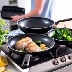 GreenPan Memphis Koekenpannenset - 3-delig - Zwart - Inductie - PFAS-vrij -Woninginrichtingseries Winkel 1200x1200 200