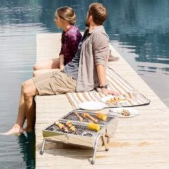 BBQ Collection Houtskoolbarbecue - Cilinder - Chroom -Woninginrichtingseries Winkel 1200x1200 239