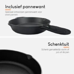 Ocina Gietijzeren Pan – ø30,5cm - Skillet - Koekenpan – Hapjespan – Koekenpan Inductie – Koekenpannenset - Gietijzeren Pan Bbq - Gietijzer -Woninginrichtingseries Winkel 1200x1200 24