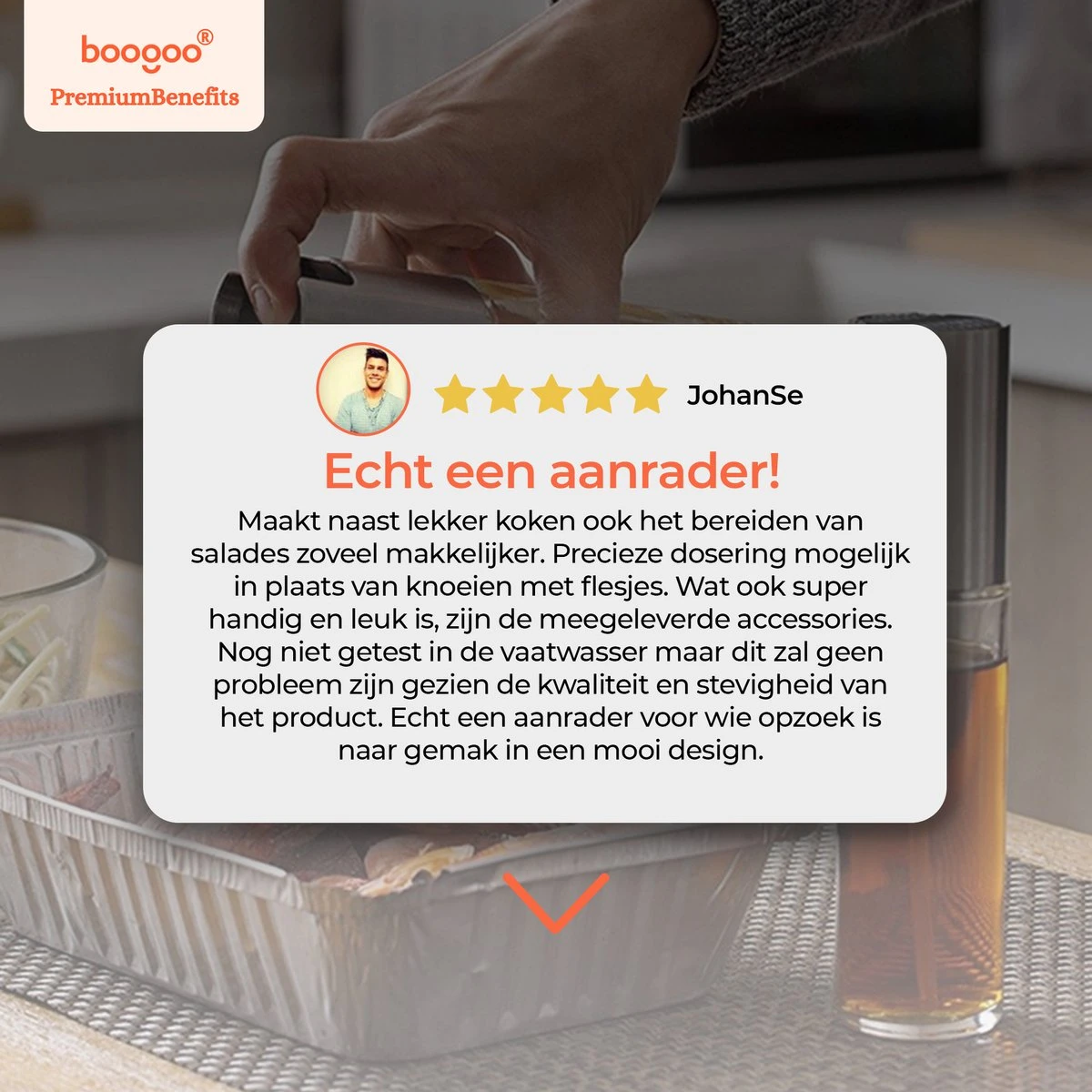BooGoo® - RVS Olijfolie Sprayer Extreme Deluxe - Olijfolie Fles Verstuiver Voor Keuken - Oliespray - Oliefles - BBQ Accesoires - Olie Pomp Bakspray - Cooking Spray 15 BooGoo® - RVS Olijfolie Sprayer Extreme Deluxe - Olijfolie Fles Verstuiver Voor Keuken - Oliespray - Oliefles - BBQ Accesoires - Olie Pomp Bakspray - Cooking Spray - Afbeelding 13