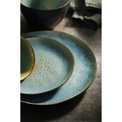 Palmer Serviesset Lotus Stoneware 6-persoons 24-delig Zwart Turquoise 20 Palmer Serviesset Lotus Stoneware 6-persoons 24-delig Zwart Turquoise -Woninginrichtingseries Winkel 1200x1200 253