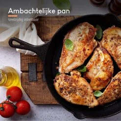 Ocina Gietijzeren Pan – ø30,5cm - Skillet - Koekenpan – Hapjespan – Koekenpan Inductie – Koekenpannenset - Gietijzeren Pan Bbq - Gietijzer -Woninginrichtingseries Winkel 1200x1200 26