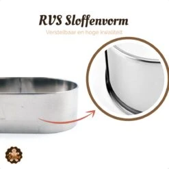 Sloffenring Taartvorm Set Met 8x Sloffenvorm Bakvorm En 1x Verstelbaar Bakframe – Slofvorm – Slofring – Slof Rond – Bakring Ovaal – Taartring – Kookring – Garneerring -Woninginrichtingseries Winkel 1200x1200 262