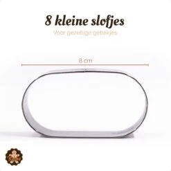 Sloffenring Taartvorm Set Met 8x Sloffenvorm Bakvorm En 1x Verstelbaar Bakframe – Slofvorm – Slofring – Slof Rond – Bakring Ovaal – Taartring – Kookring – Garneerring -Woninginrichtingseries Winkel 1200x1200 267
