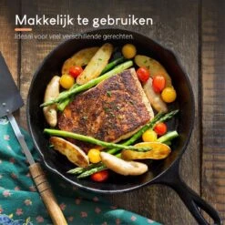 Ocina Gietijzeren Pan – ø30,5cm - Skillet - Koekenpan – Hapjespan – Koekenpan Inductie – Koekenpannenset - Gietijzeren Pan Bbq - Gietijzer -Woninginrichtingseries Winkel 1200x1200 27