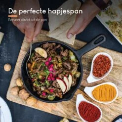 Ocina Gietijzeren Pan – ø30,5cm - Skillet - Koekenpan – Hapjespan – Koekenpan Inductie – Koekenpannenset - Gietijzeren Pan Bbq - Gietijzer -Woninginrichtingseries Winkel 1200x1200 28