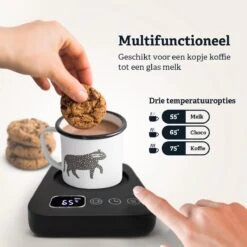 Shutterlight Verwarmde Onderzetter – Tot 85°C – 9 Standen – Timer – Warmhoudplaat Voor Mok Thee & Koffie – Mug Heating Plate – Cup Warmer -Woninginrichtingseries Winkel 1200x1200 280