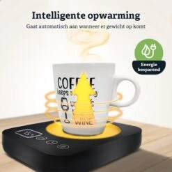 Shutterlight Verwarmde Onderzetter – Tot 85°C – 9 Standen – Timer – Warmhoudplaat Voor Mok Thee & Koffie – Mug Heating Plate – Cup Warmer -Woninginrichtingseries Winkel 1200x1200 281