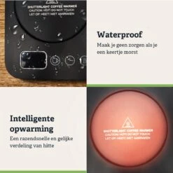 Shutterlight Verwarmde Onderzetter – Tot 85°C – 9 Standen – Timer – Warmhoudplaat Voor Mok Thee & Koffie – Mug Heating Plate – Cup Warmer -Woninginrichtingseries Winkel 1200x1200 282
