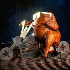 GrillX Beer Can Chicken Houder - Kiphouder Motorcycle - BBQ Accesoires - Bierkip - Barbeque Gereedschap - Chicken Sitter -Woninginrichtingseries Winkel 1200x1200 342