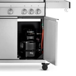 Burnhard Gas BBQ Big FRED Deluxe - 4 Branders - Incl. Keramische Infraroodbrander & Afdekhoes - Deluxe -Woninginrichtingseries Winkel 1200x1200 359