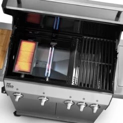 Burnhard Gas BBQ Big FRED Deluxe - 4 Branders - Incl. Keramische Infraroodbrander & Afdekhoes - Deluxe -Woninginrichtingseries Winkel 1200x1200 360