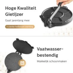 BooGoo® - Tortilla Pers Ø25CM - Inclusief Bakkwast En 100 Persvellen - Tortilla Press Roti Taco Maker - Tortillapan 14 BooGoo® - Tortilla Pers Ø25CM - Inclusief Bakkwast En 100 Persvellen - Tortilla Press Roti Taco Maker - Tortillapan -Woninginrichtingseries Winkel 1200x1200 368