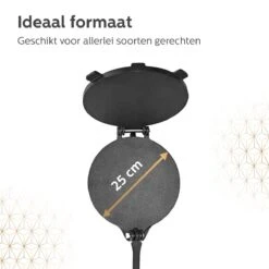 BooGoo® - Tortilla Pers Ø25CM - Inclusief Bakkwast En 100 Persvellen - Tortilla Press Roti Taco Maker - Tortillapan 15 BooGoo® - Tortilla Pers Ø25CM - Inclusief Bakkwast En 100 Persvellen - Tortilla Press Roti Taco Maker - Tortillapan -Woninginrichtingseries Winkel 1200x1200 369