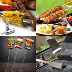 Saveur Royal® 35-delige Barbecue Gereedschapset In Roestvrij Staal - BBQ Grill Set Met Draagtas - Barbecuegerei-sets - Barbecue Accessoires Gereedschap - 35-delig -Woninginrichtingseries Winkel 1200x1200 409