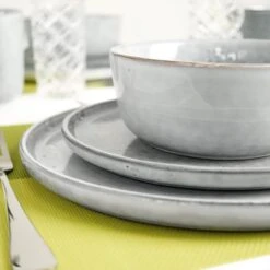 Excellent Serviesset - Servies - 16 Stuks - Aardewerk - Grijs -Woninginrichtingseries Winkel 1200x1200 428